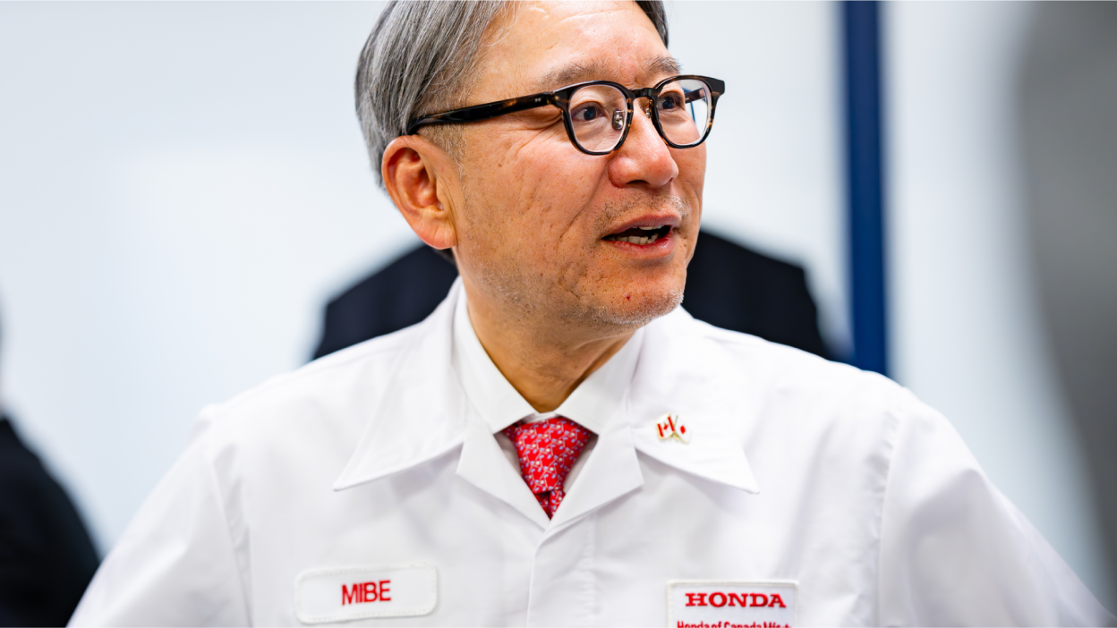 Honda staff member