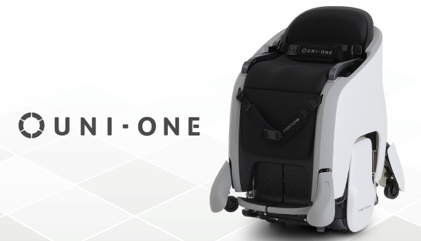 The  Honda hands-free seated personal mobility product, the Uni-One, is pictured. 